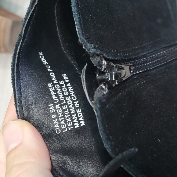 Steve Madden Women Cian Fringe Ankle Heels Booties shoes sz 9.5M - Picture 11 of 11